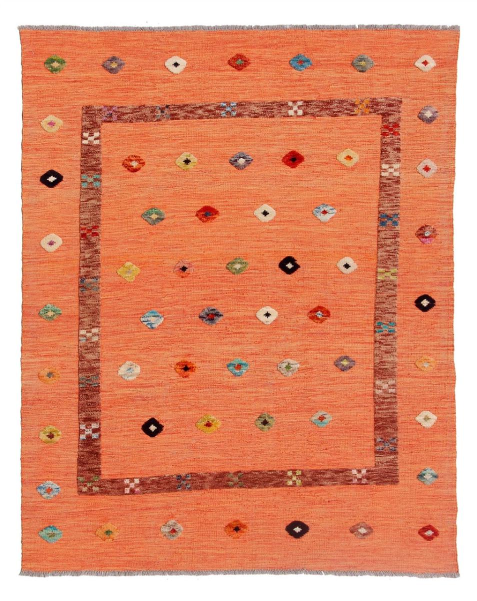Alfombra afgana Kilim Afghan Nimbaft Edition 192x148 192x148, Alfombra persa Tejido a mano