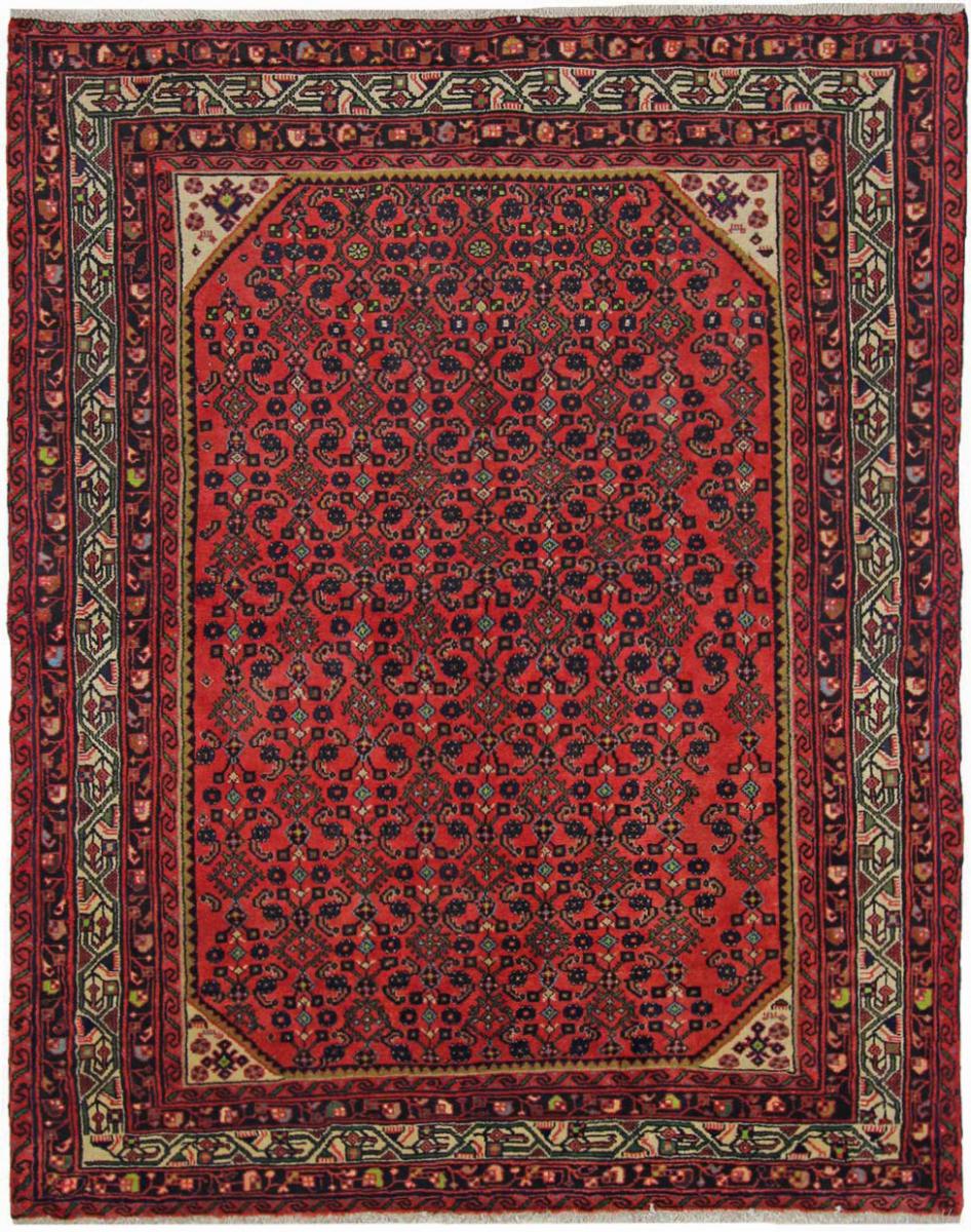 Persisk tæppe Hosseinabad 189x151 189x151, Persisk tæppe Knyttet i hånden