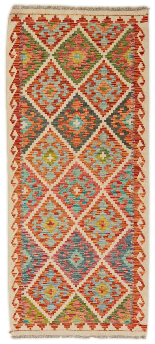 Tappeto afghano Kilim Afghan 195x82 195x82, Tappeto persiano Tessuto a mano