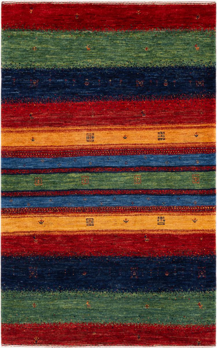 Persisk teppe Perser Gabbeh Loribaft Essence 122x76 122x76, Persisk teppe Håndknyttet