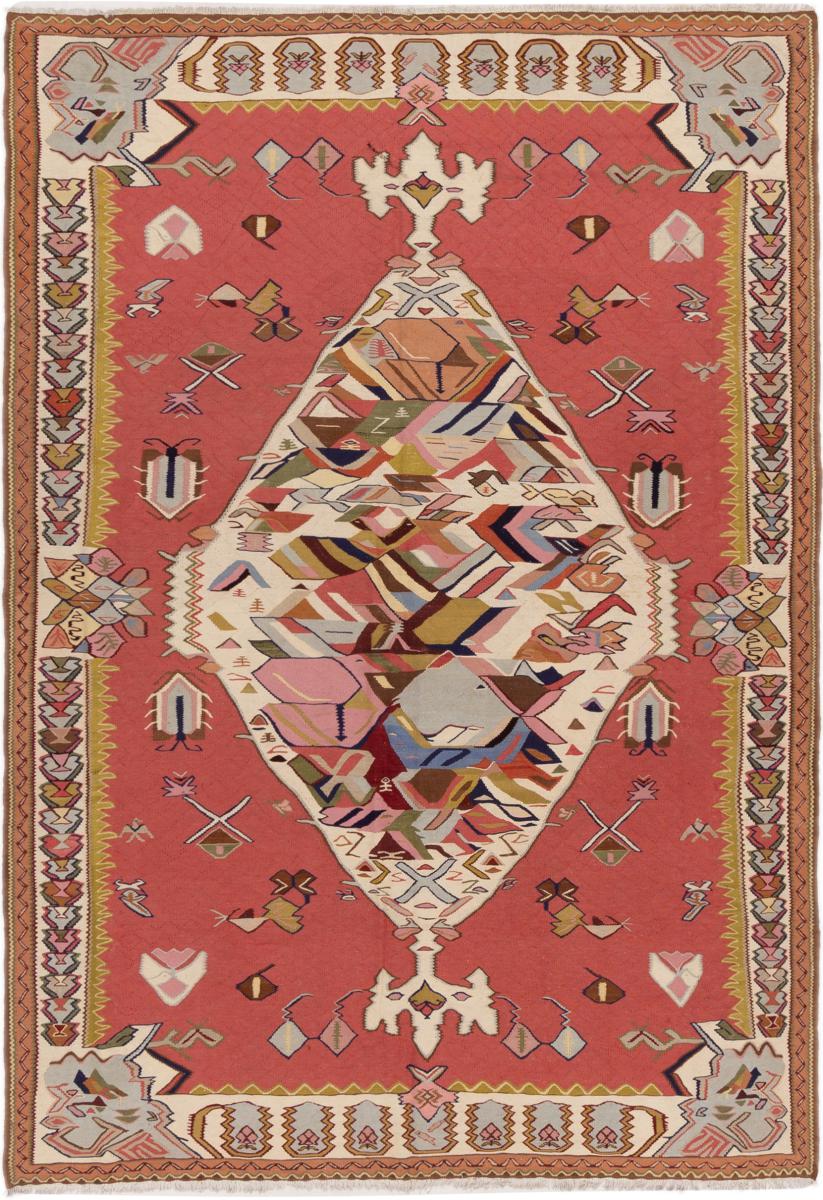 Tapete persa Kilim Senneh 303x209 303x209, Tapete persa Atado à mão