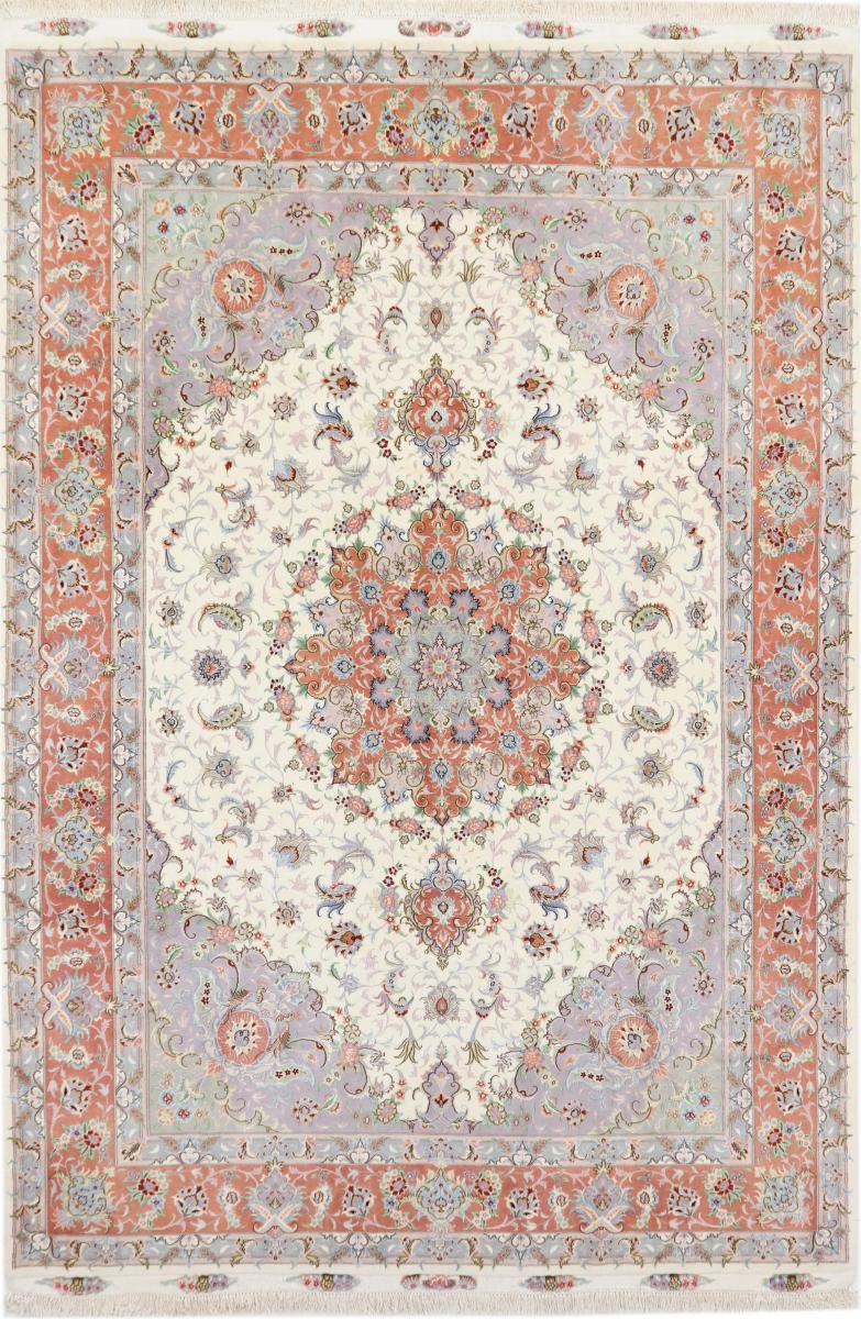 Tapete persa Tabriz 50Raj 355x248 355x248, Tapete persa Atado à mão