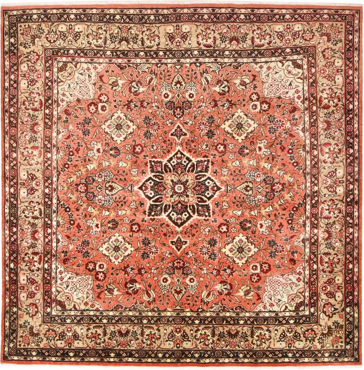 Περσικό χαλί Mehraban 215x214 215x214, Περσικό χαλί Οι κόμποι έγιναν με το χέρι