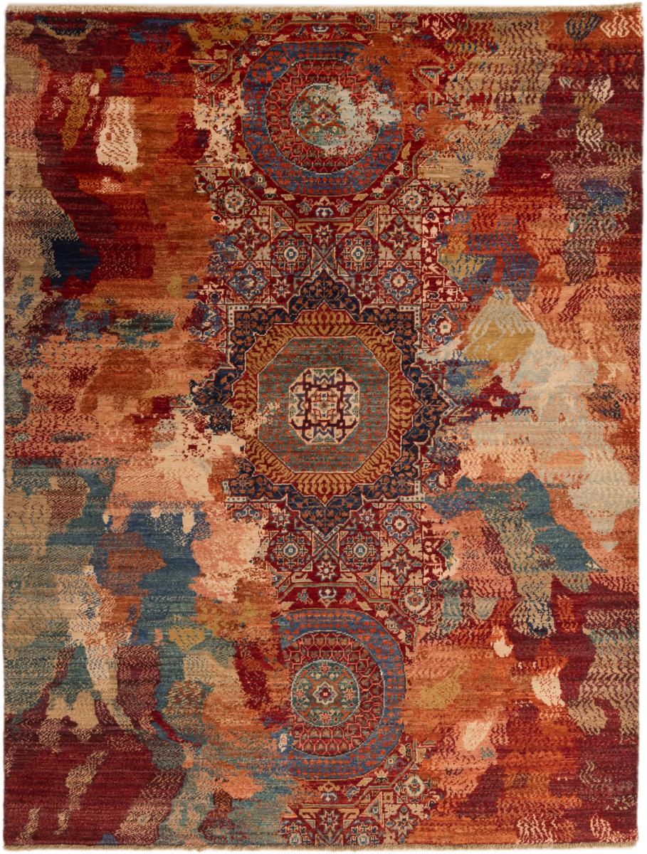 Tappeto Afgano Mamluk 196x149 196x149, Tappeto persiano Annodato a mano