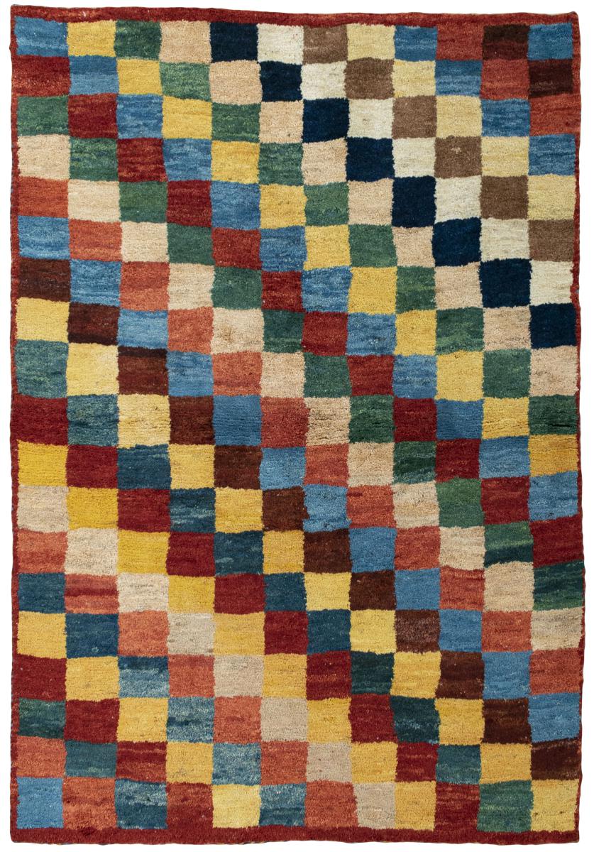 Pakistansk teppe Persia Gabbeh 199x139 199x139, Persisk teppe Knyttet for hånd