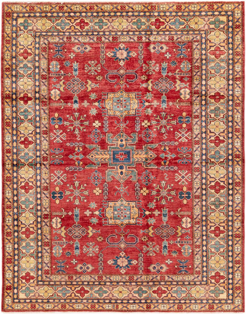 Afghan rug Super Kazak 257x202 257x202, Persian Rug Knotted by hand