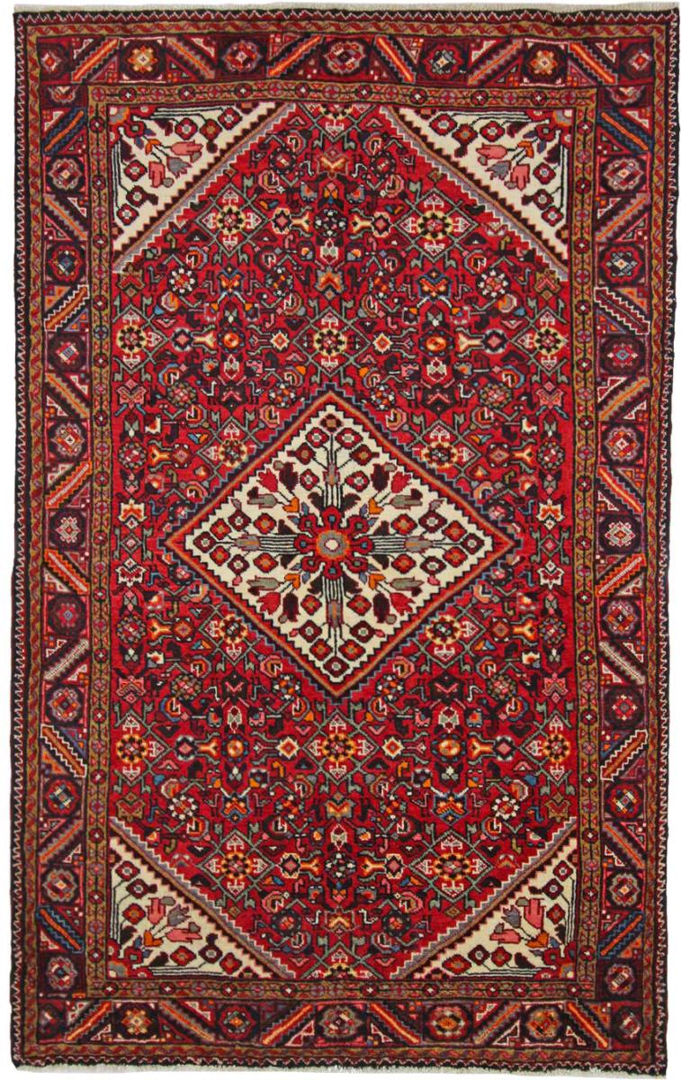 Persisk tæppe Hosseinabad 264x164 264x164, Persisk tæppe Knyttet i hånden