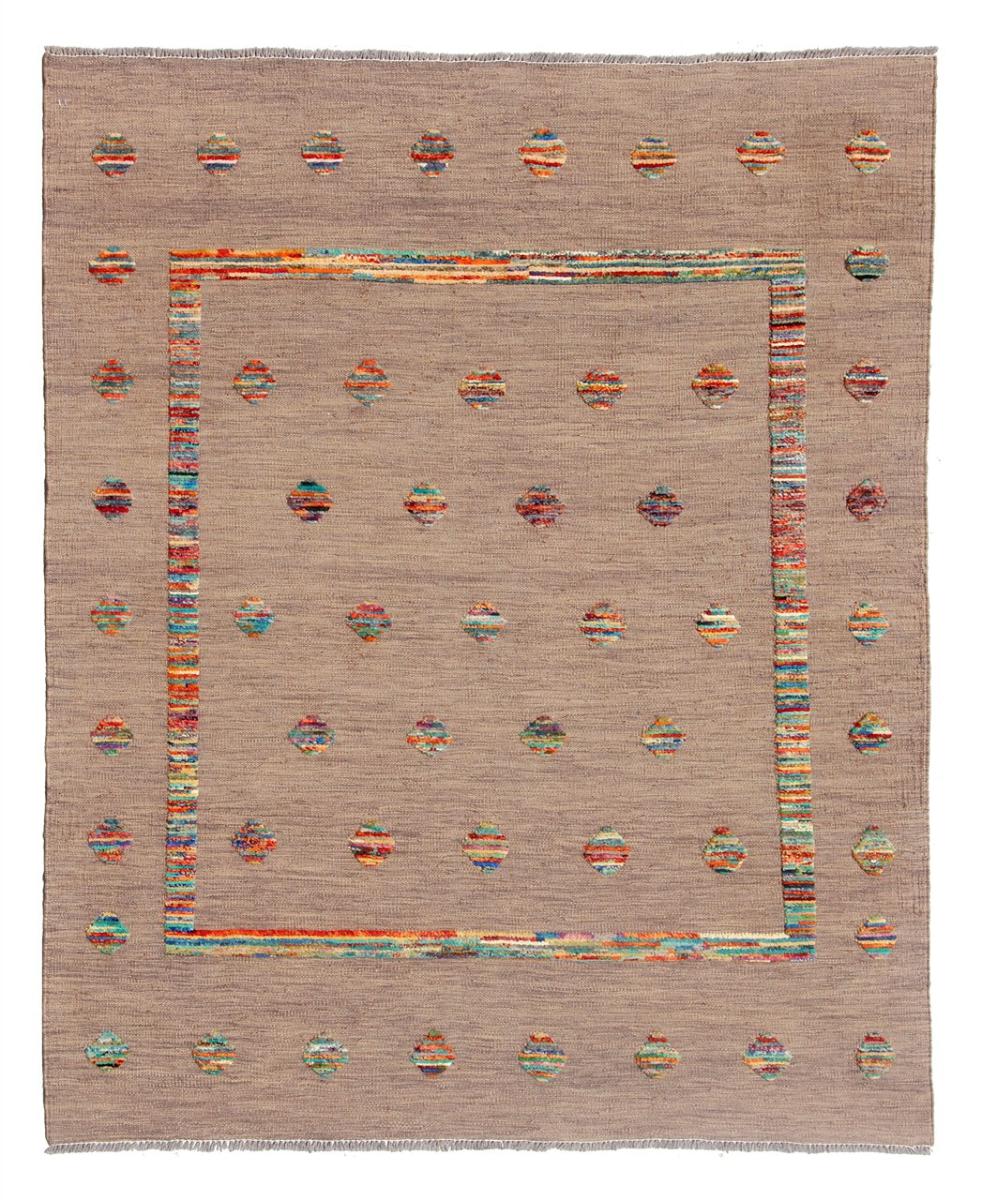 Alfombra afgana Kilim Afghan Nimbaft Edition 194x148 194x148, Alfombra persa Tejido a mano