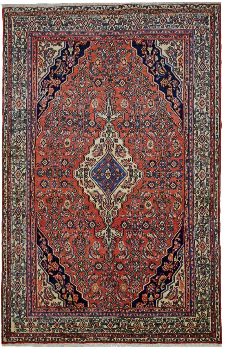 Persisk tæppe Hamadan 247x163 247x163, Persisk tæppe Knyttet i hånden