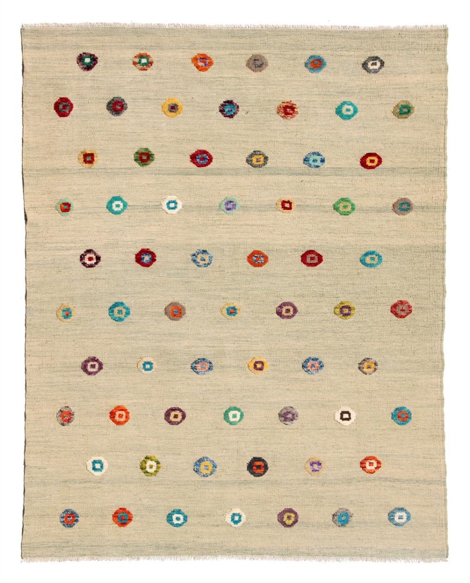 Alfombra afgana Kilim Afghan Nimbaft Edition 203x153 203x153, Alfombra persa Tejido a mano