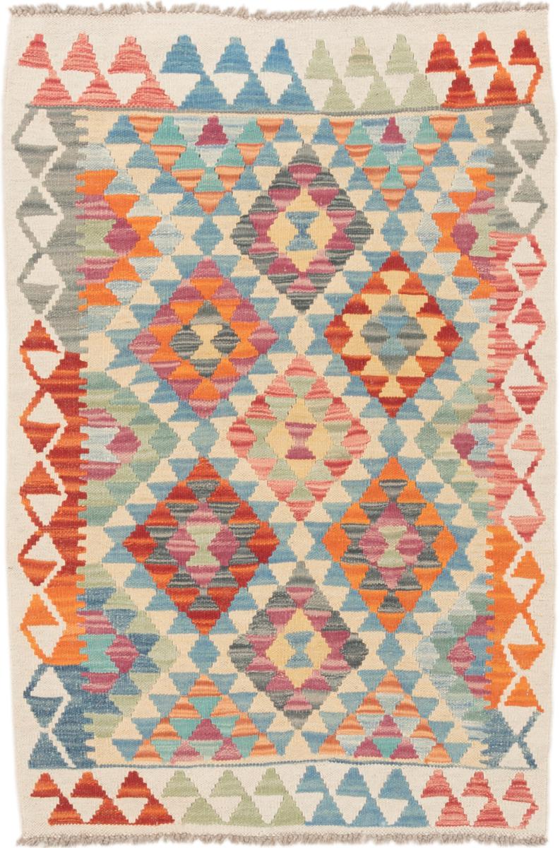 Tapete afegão Kilim Afegão 125x87 125x87, Tapete persa Tecido à mão