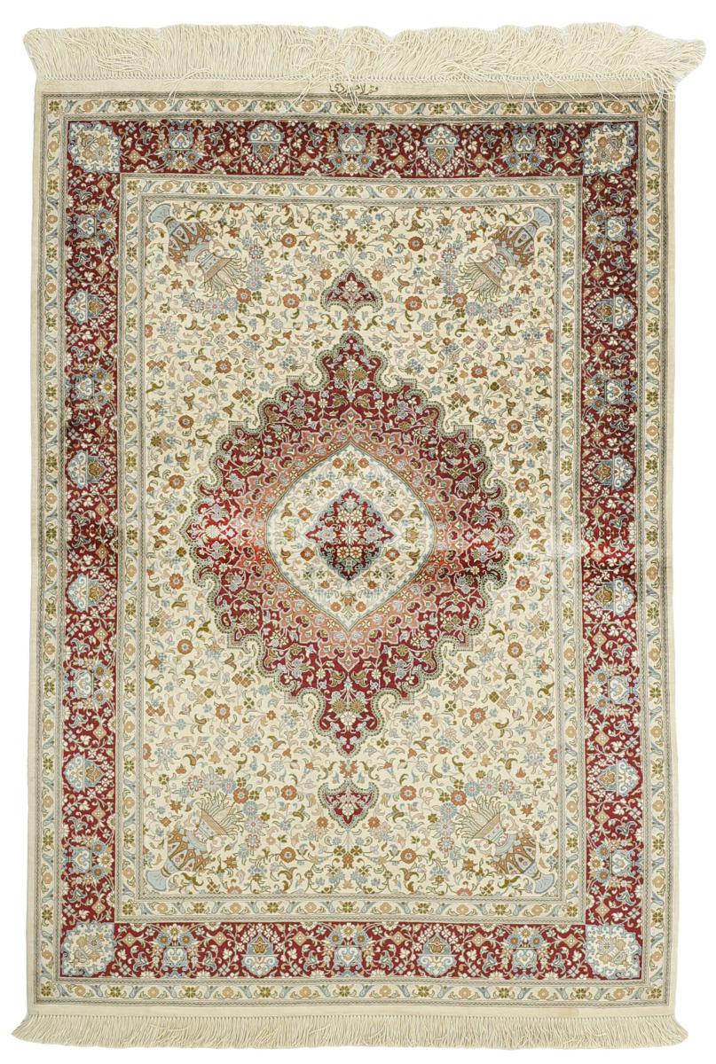 Persian rug Qum Silk 146x99 146x99, Persian rug Hand-knotted