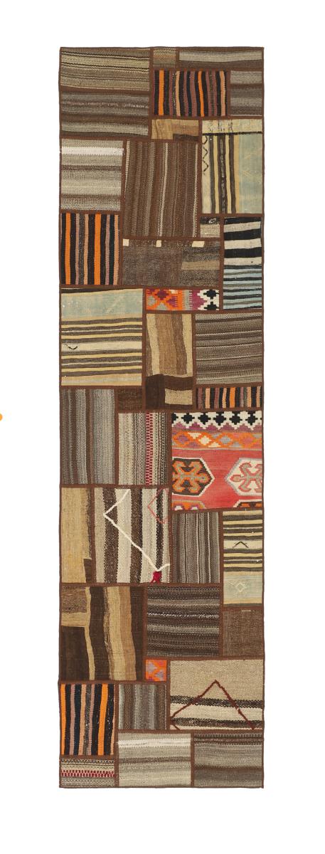Persian Rug Kilim Patchwork 301x79 301x79, Persian Rug Woven by hand