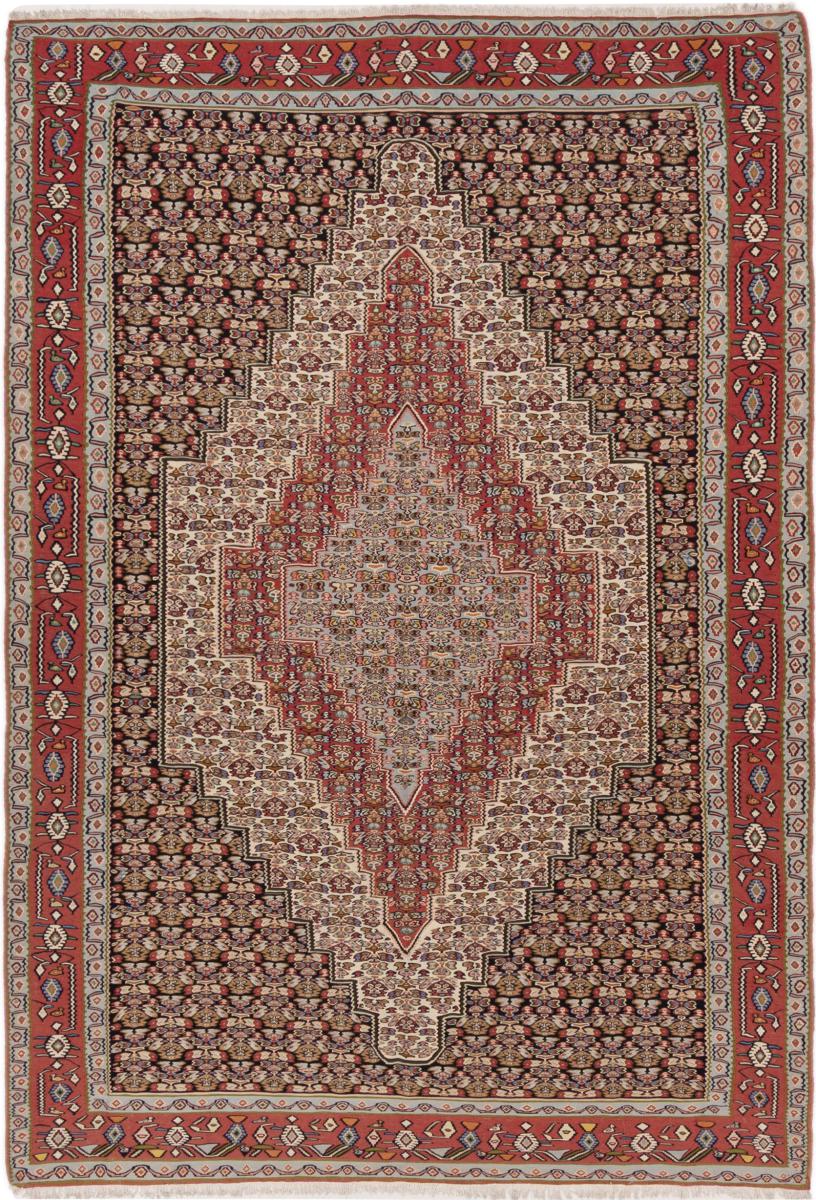 Tapete persa Kilim Senneh 309x206 309x206, Tapete persa Atado à mão