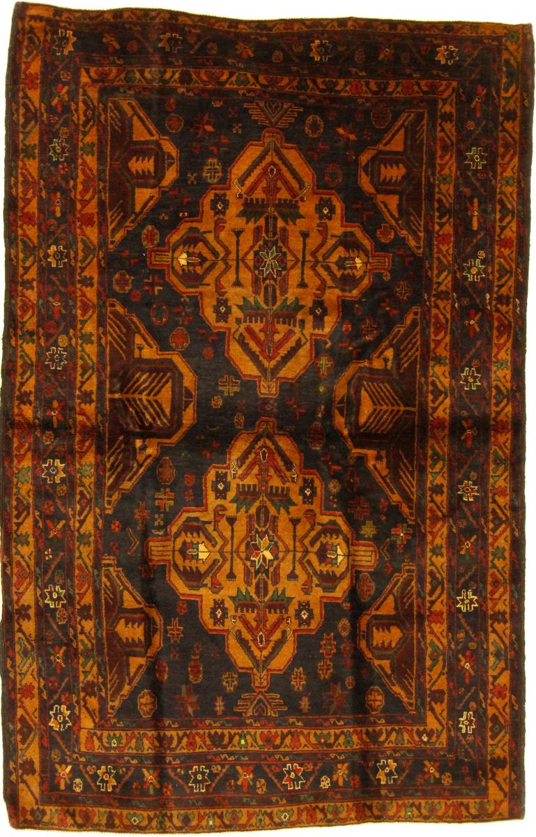 Afghaans tapijt Baluch 199x126 199x126, Perzisch tapijt Handgeknoopte