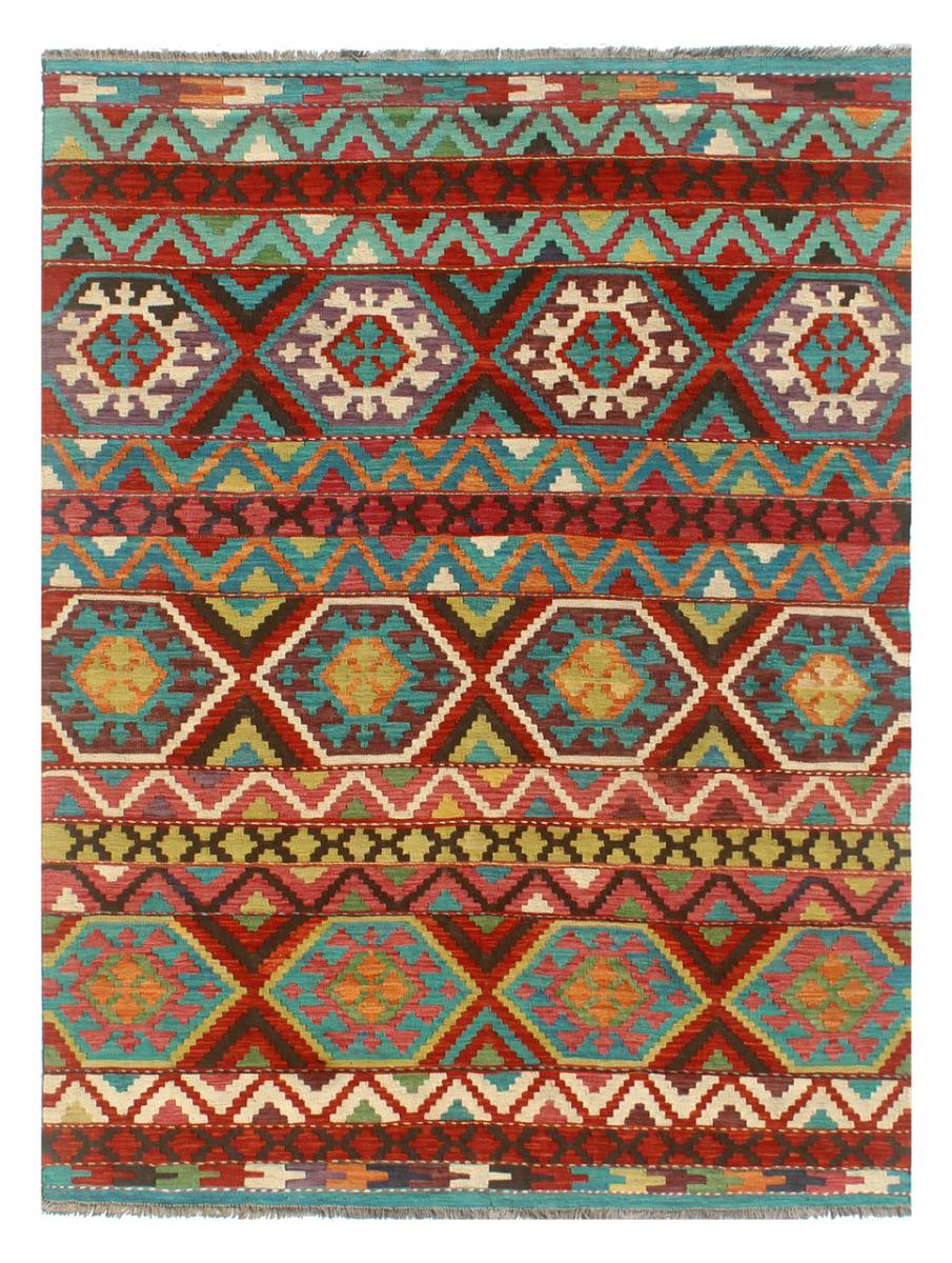 Afghan rug Kilim Afghan 7'11"x5'9" 7'11"x5'9", Persian Rug Woven by hand