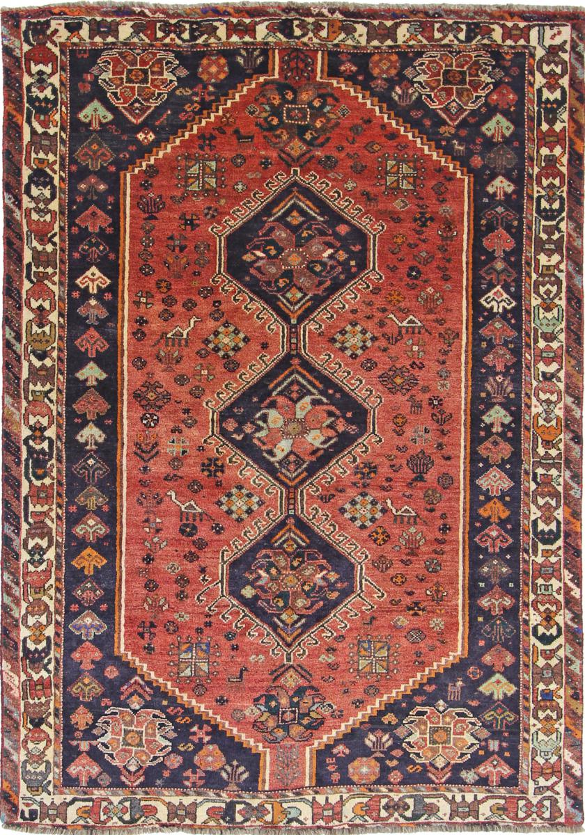 Persisk tæppe Ghashghai 244x174 244x174, Persisk tæppe Knyttet i hånden