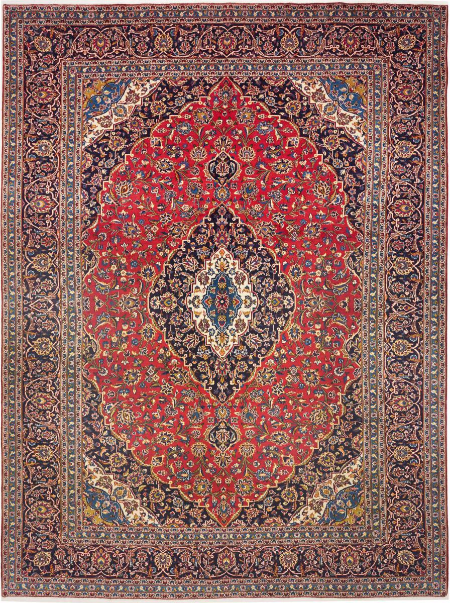 Perserteppich Keshan 406x302 406x302, Perserteppich Handgeknüpft