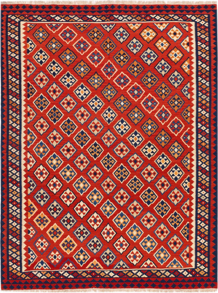 Perserteppich Kelim Fars Ghashghai 9'7"x7'5" 9'7"x7'5", Perserteppich Handgewebt