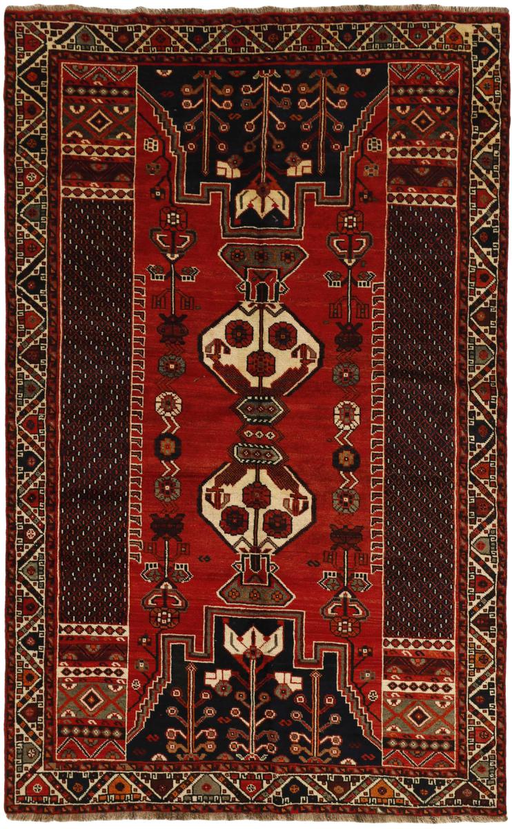 Tapis persan Shiraz 274x164 274x164, Tapis persan Noué à la main