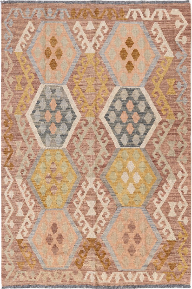 Afghansk tæppe Kelim Afghan 181x122 181x122, Persisk tæppe Håndvævet