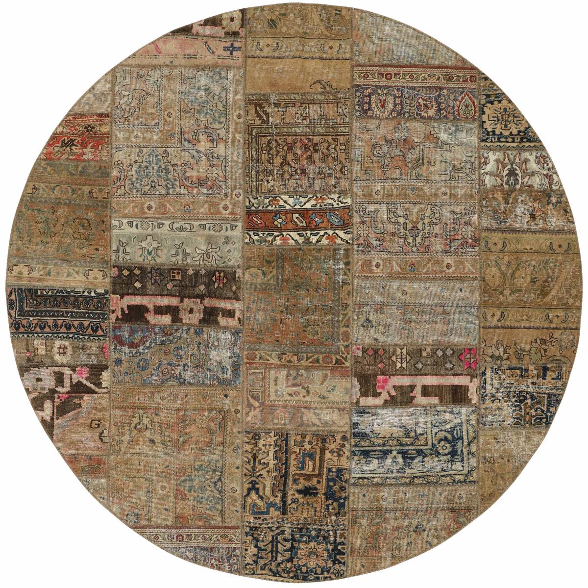 Dywan perski Patchwork 251x249 251x249, Dywan perski Ręcznie tkane