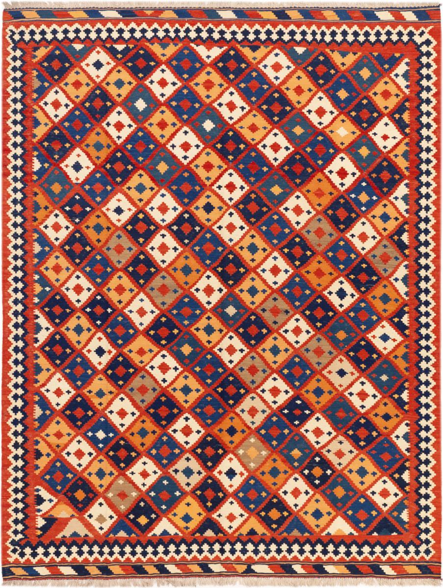 Tapis persan Kilim Fars Ghashghai 289x224 289x224, Tapis persan Tissé à la main