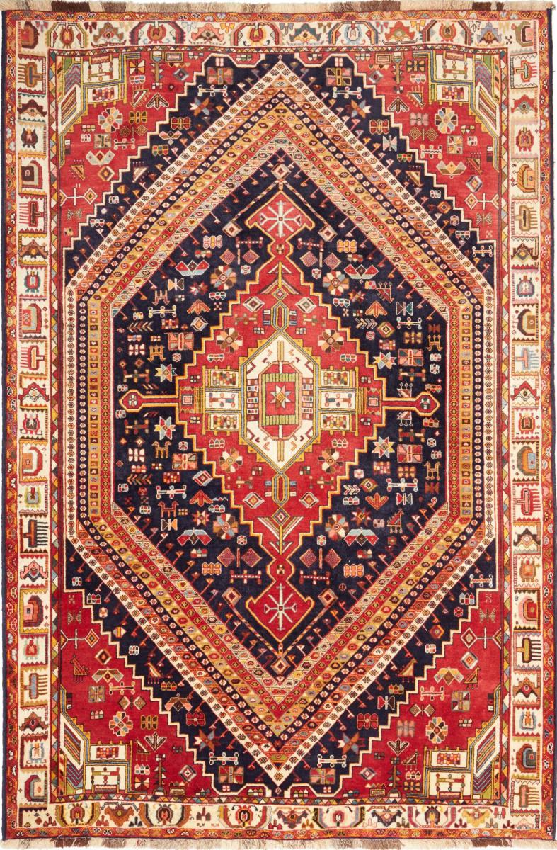 Perserteppich Ghashghai 273x179 273x179, Perserteppich Handgeknüpft
