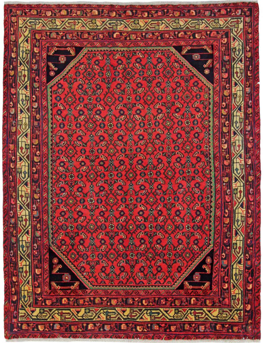 Persisk tæppe Hosseinabad 196x147 196x147, Persisk tæppe Knyttet i hånden