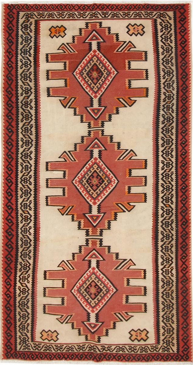 Tapete persa Kilim Fars Azerbaijan Antigo 296x154 296x154, Tapete persa Tecido à mão