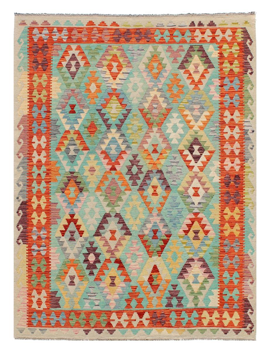 Afghan rug Kilim Afghan 7'10"x5'9" 7'10"x5'9", Persian Rug Woven by hand