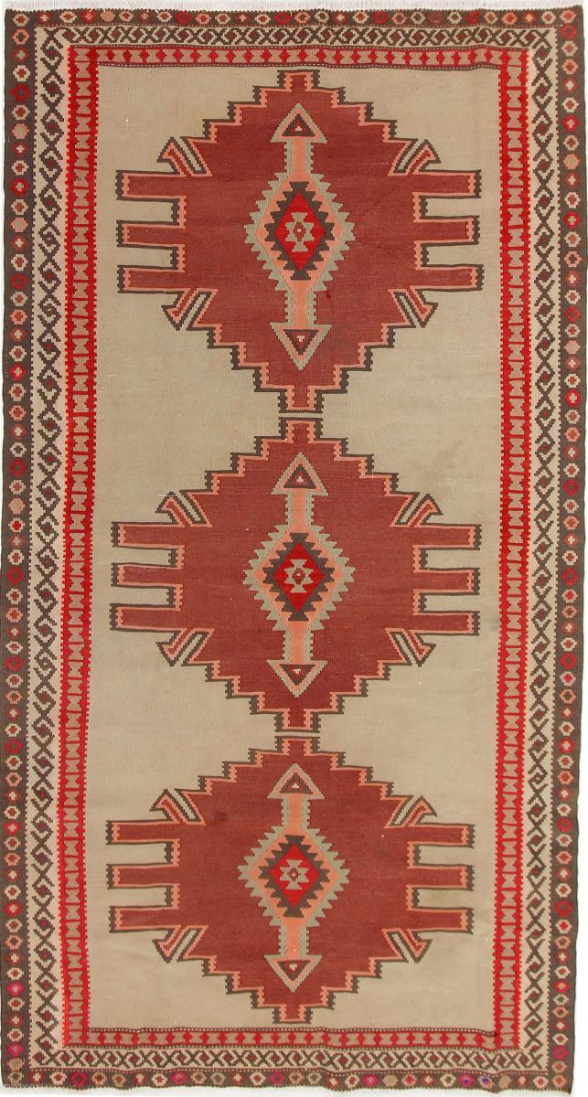 Tapete persa Kilim Fars Azerbaijan Antigo 313x168 313x168, Tapete persa Tecido à mão