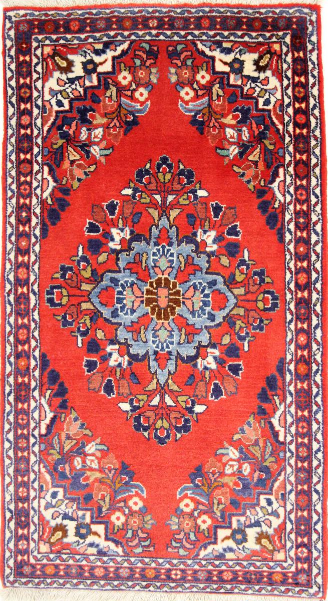 Persian Rug Sarouk 119x64 119x64, Persian Rug Knotted by hand