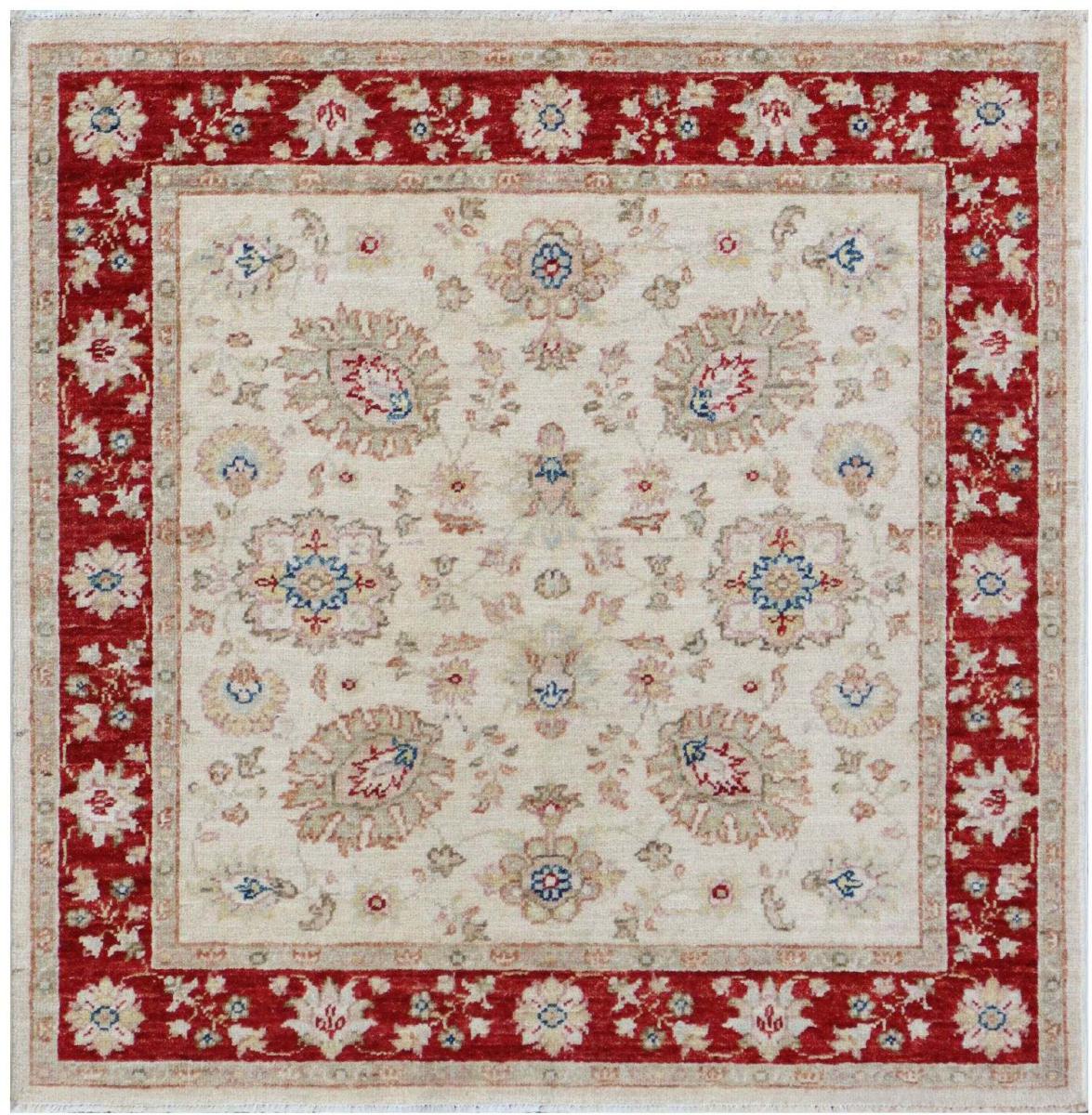 Pakisztáni szőnyeg Ziegler Farahan Arijana 3'4"x3'4" 3'4"x3'4", Perzsa szőnyeg Kézzel csomózva