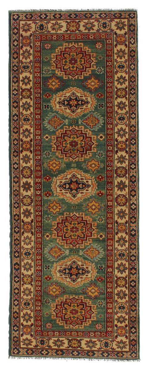 Pakistani rug Kazak 8'0"x2'7" 8'0"x2'7", Persian rug Hand-knotted