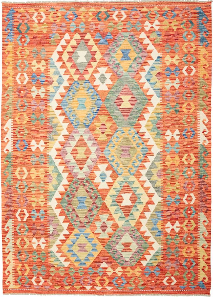 Afghaans tapijt Kilim  Afghan 240x171 240x171, Perzisch tapijt Handgeweven