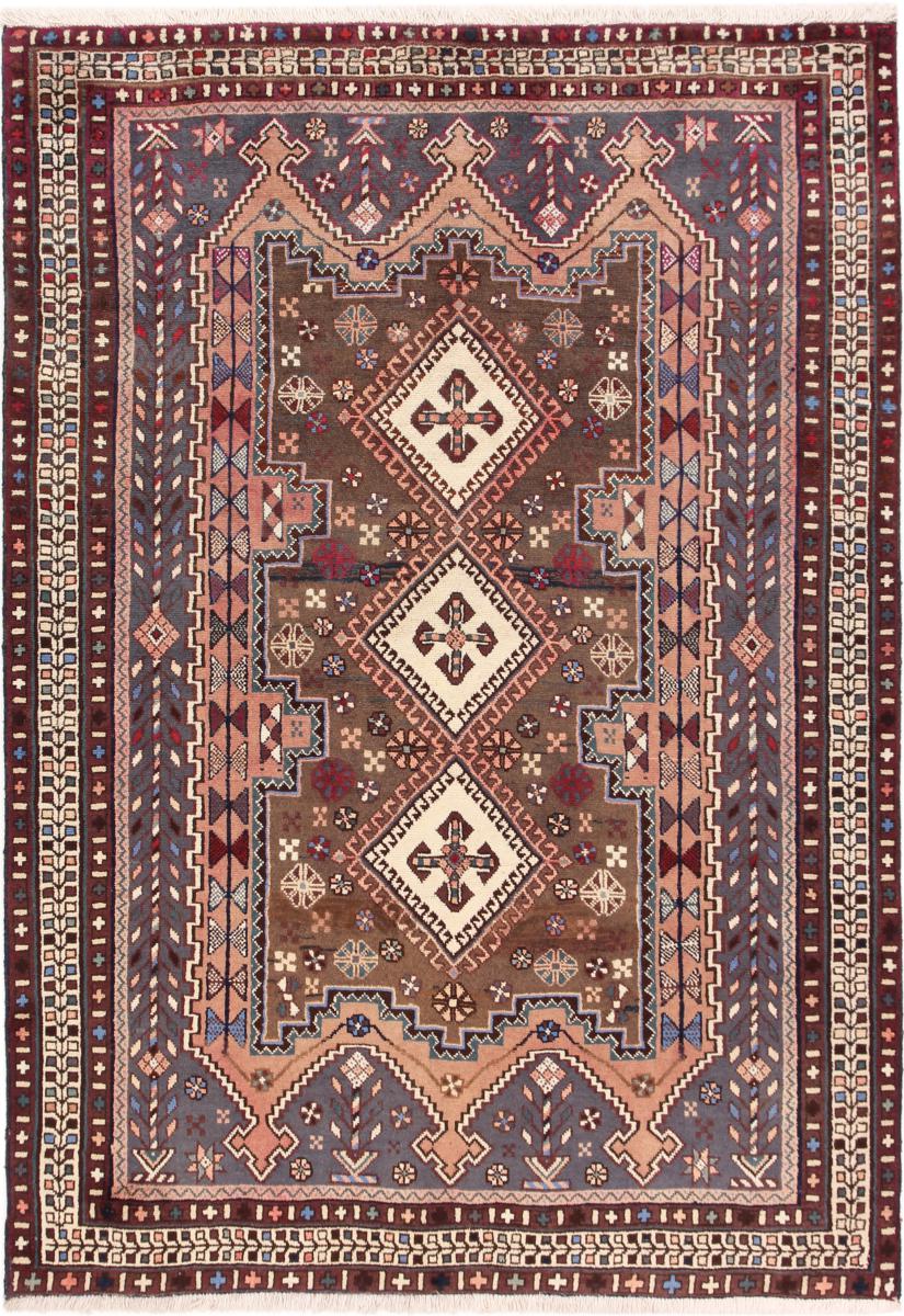 Tapis persan Shahrbabak 218x155 218x155, Tapis persan Noué à la main