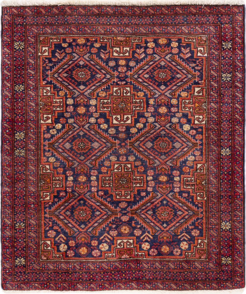 Persian Rug Baluch 93x78 93x78, Persian Rug Knotted by hand