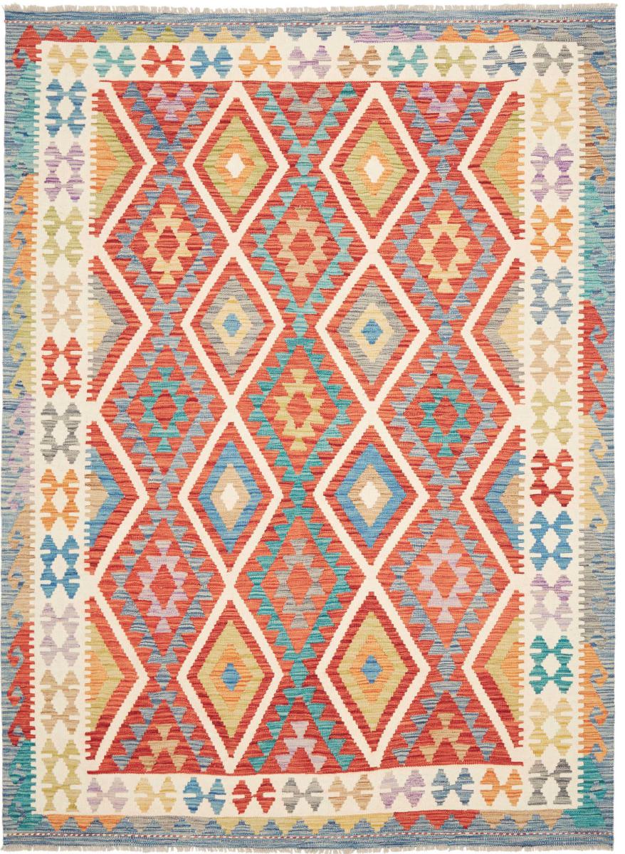 Alfombra afgana Kilim Afghan 242x179 242x179, Alfombra persa Tejido a mano