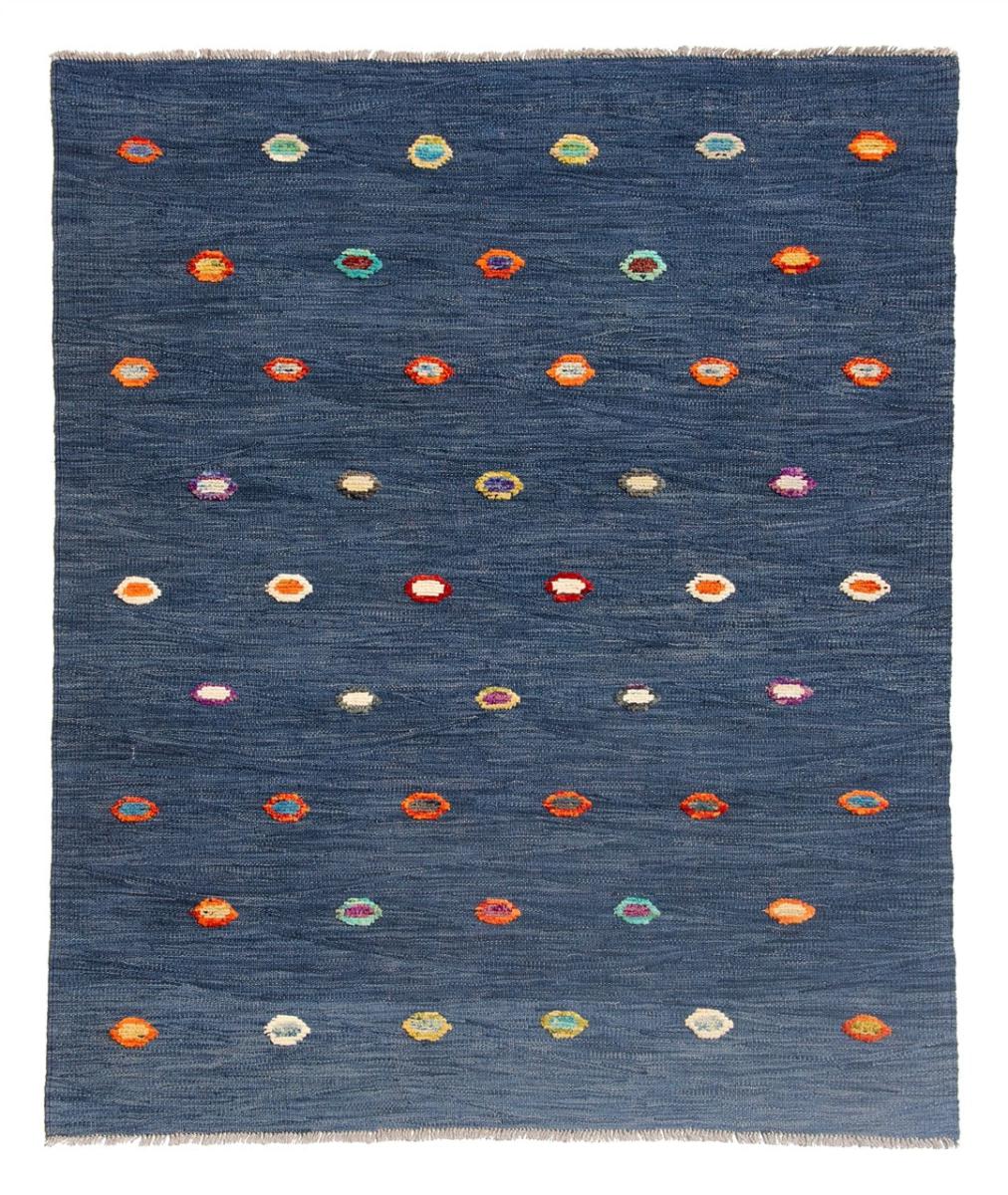 Alfombra afgana Kilim Afghan Nimbaft Edition 198x158 198x158, Alfombra persa Tejido a mano