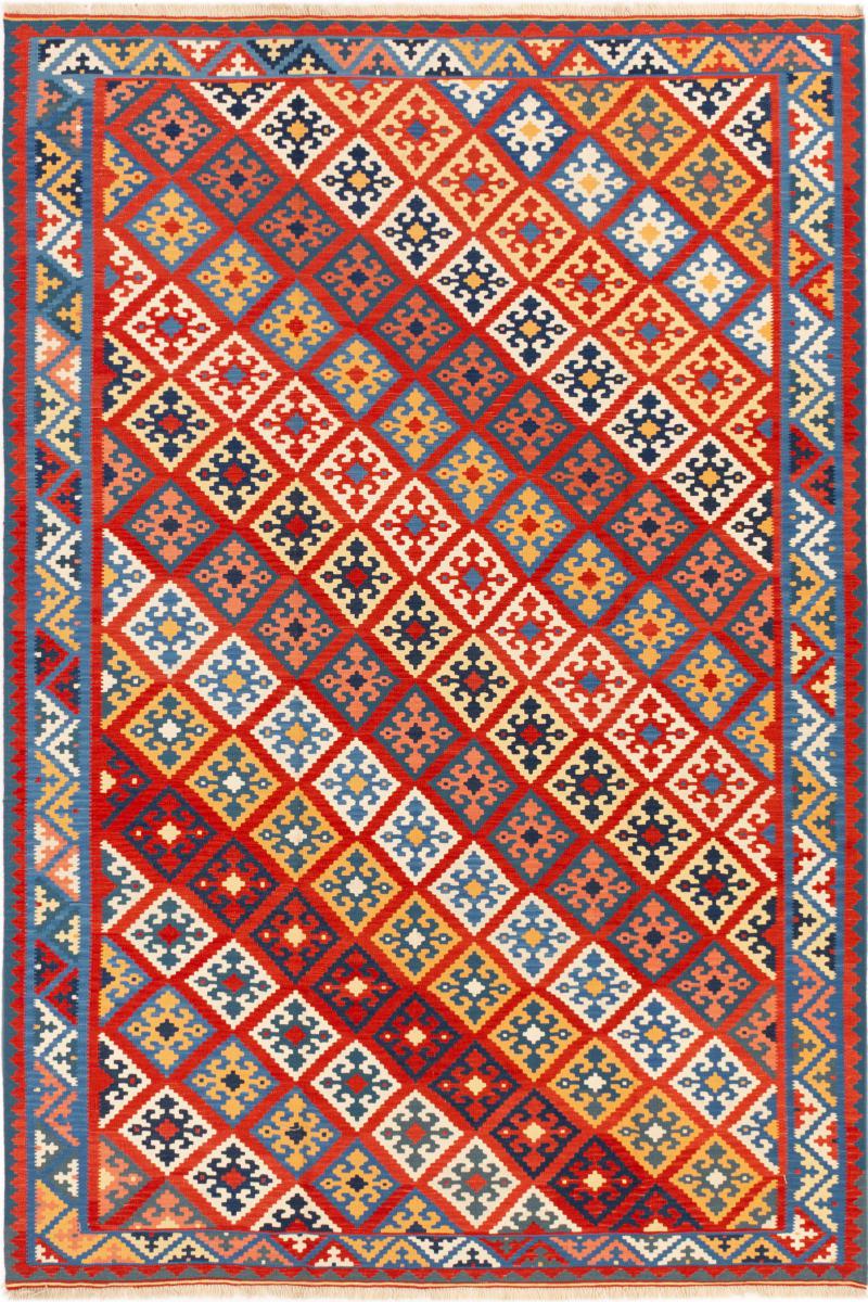 Perzisch tapijt Kilim Fars Ghashghai 308x209 308x209, Perzisch tapijt Handgeweven