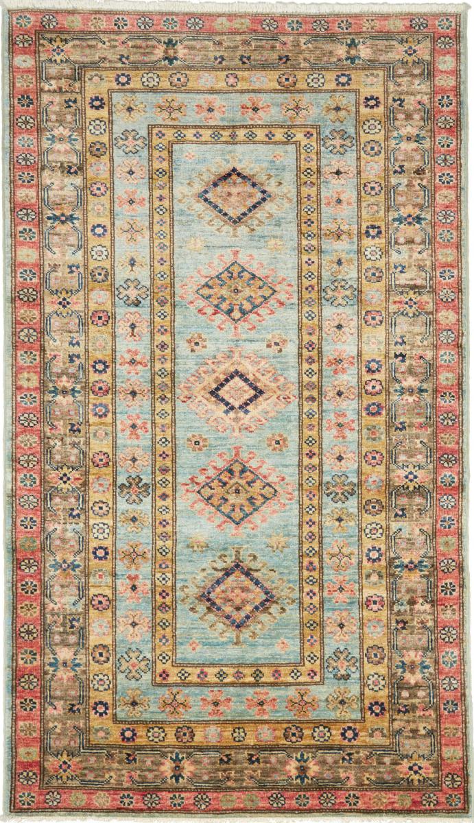 Tapete paquistanês Kazak 156x92 156x92, Tapete persa Atado à mão