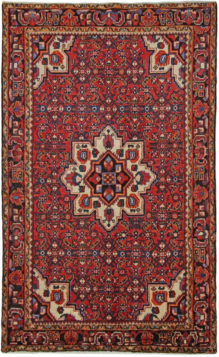 Persisk tæppe Hosseinabad 229x140 229x140, Persisk tæppe Knyttet i hånden