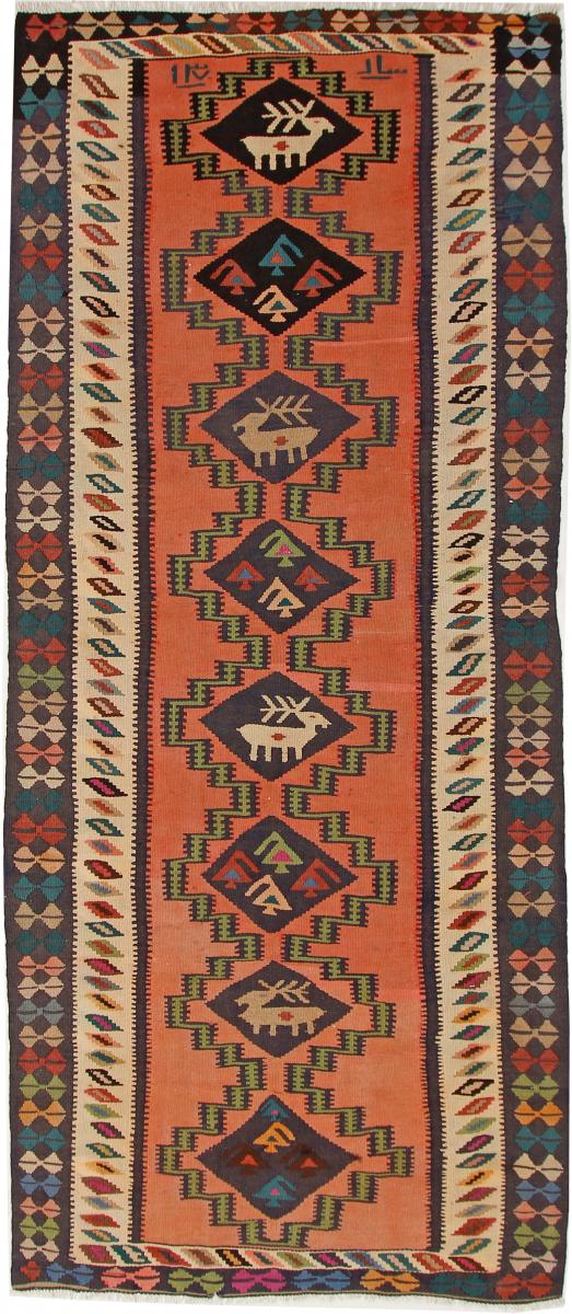 Tapete persa Kilim Fars Azerbaijan Antigo 325x139 325x139, Tapete persa Tecido à mão