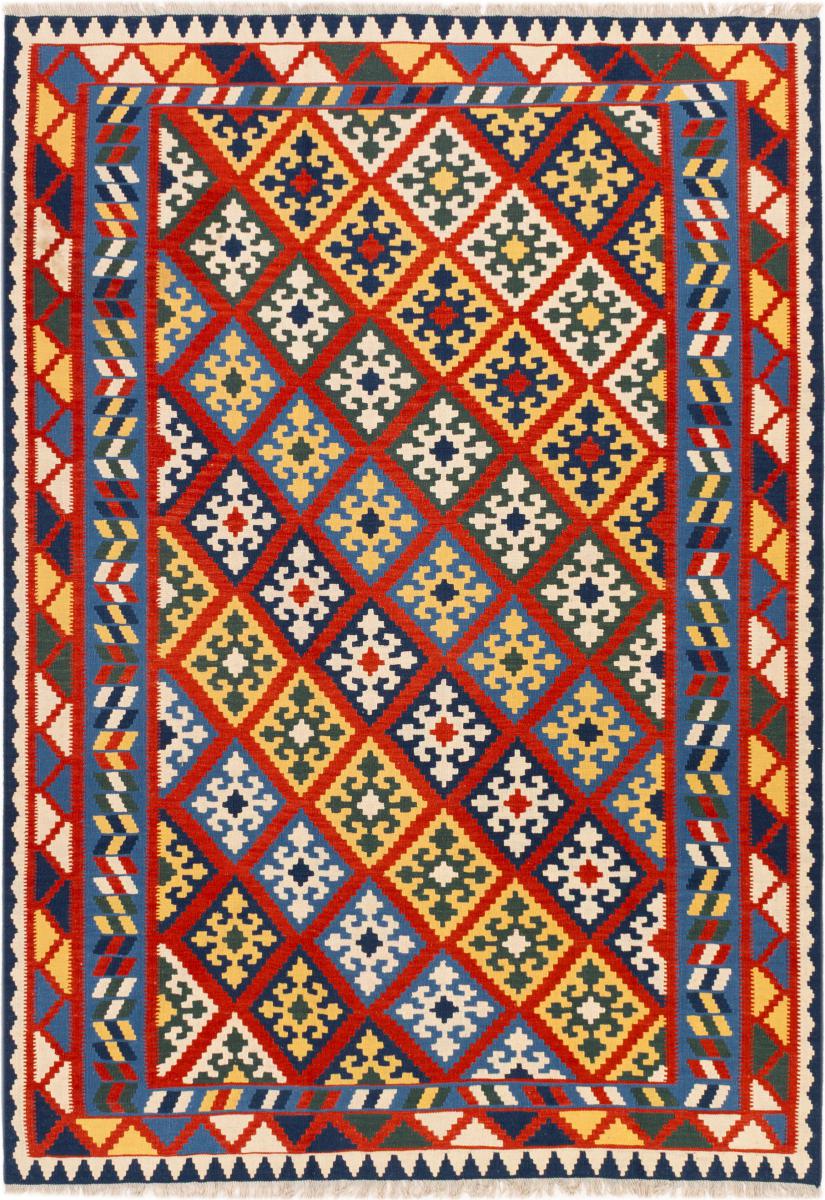 Tapis persan Kilim Fars Shiraz 287x204 287x204, Tapis persan Tissé à la main