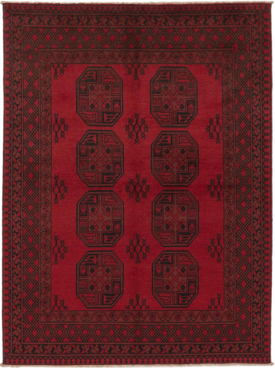 Tapete afegão Afegão Akhche 198x147 198x147, Tapete persa Atado à mão