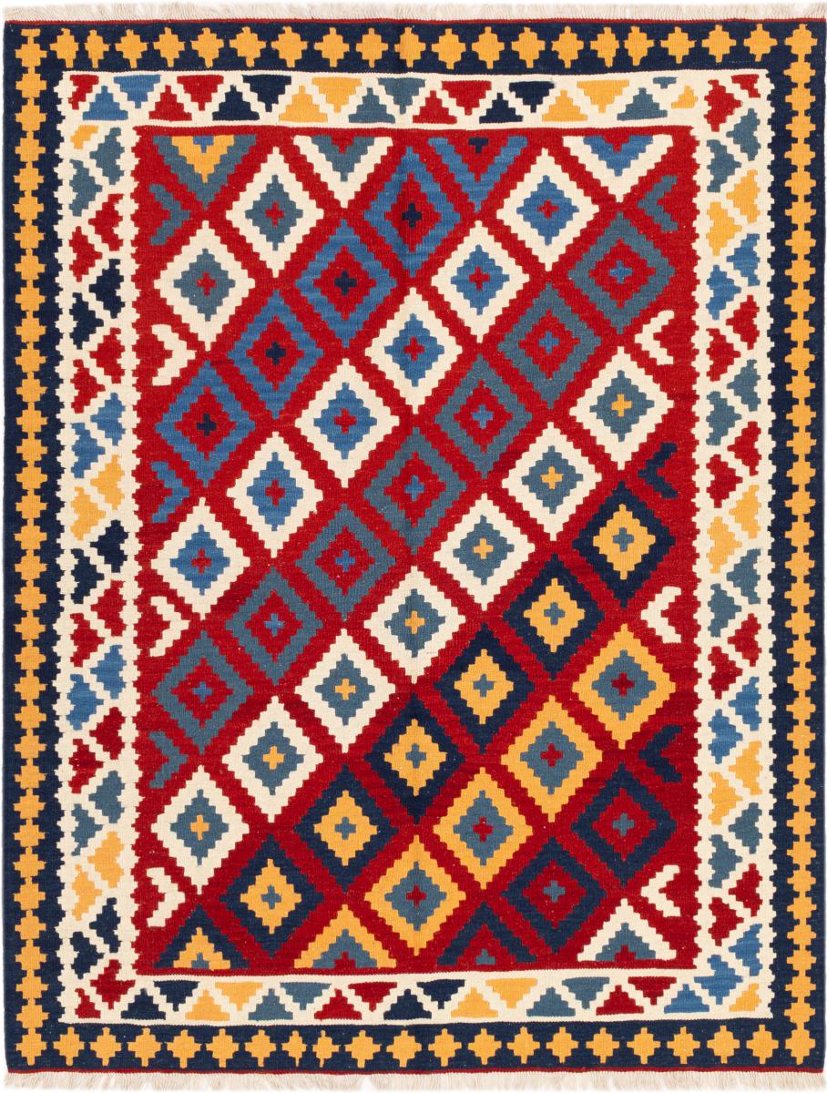 Persian rug Kilim Fars Ghashghai 201x161 201x161, Persian rug Handwoven