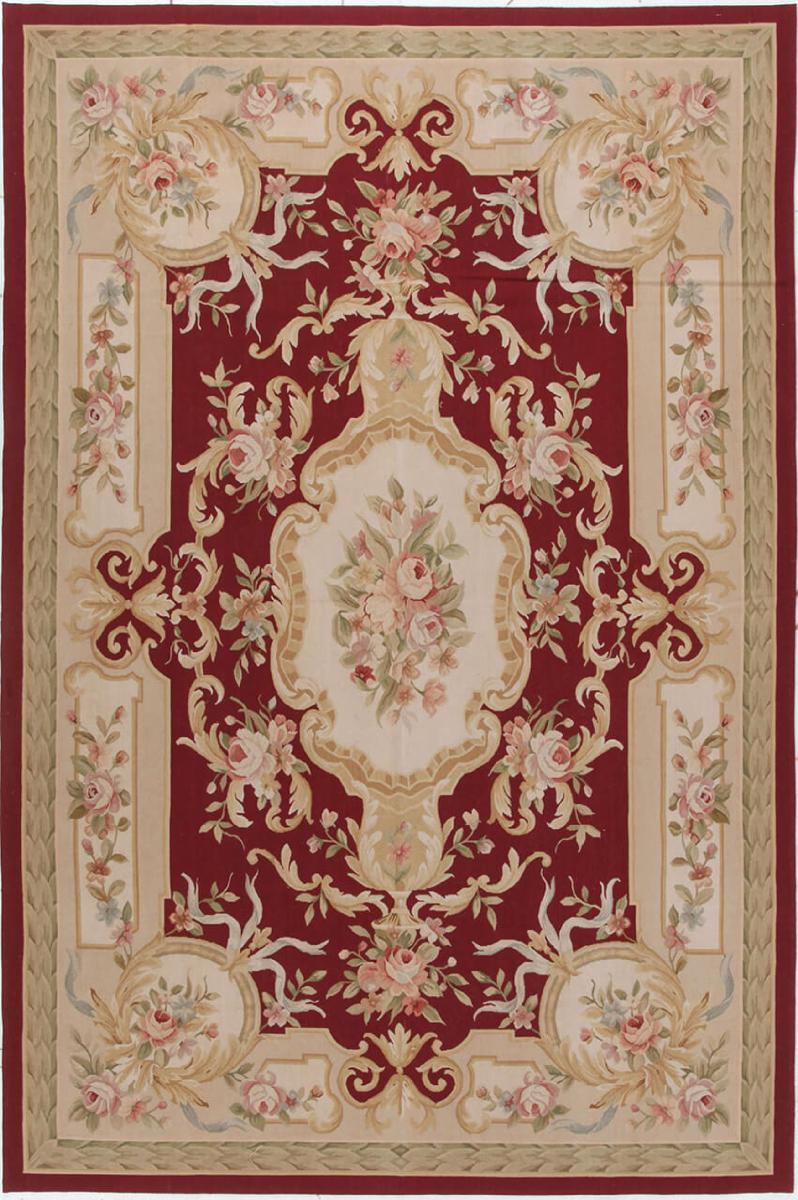 Chinese rug Kilim Aubusson 10'0"x6'6" 10'0"x6'6", Persian Rug Woven by hand