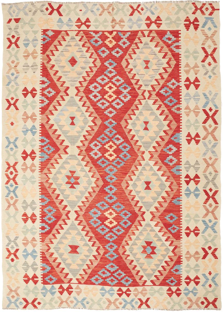 Afghanska mattan Kilim Afghan 234x167 234x167, Persisk matta handvävd 