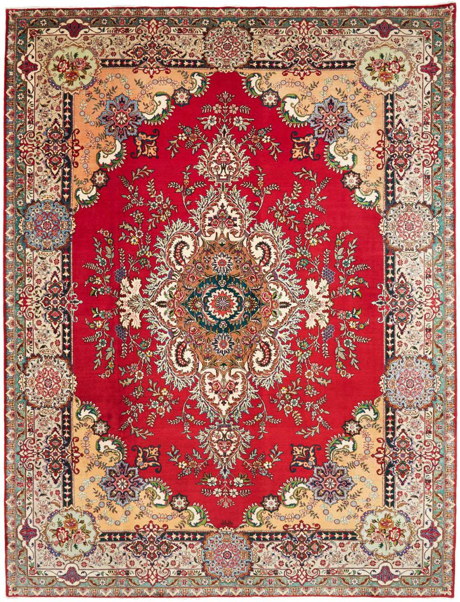 Persian Rug Tabriz 396x304 396x304, Persian Rug Knotted by hand